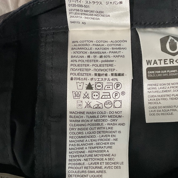 Men's Levi's 512 Slim Taper Jeans - Black - EUC - Picture 7 of 8